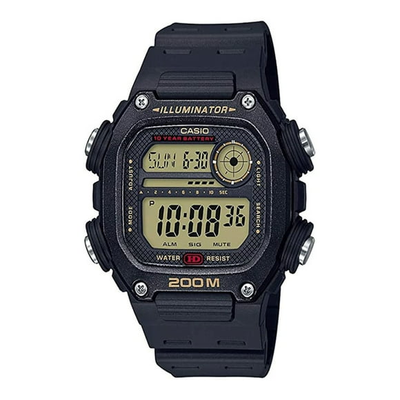 Reloj Digital Negro Casio DW-291H-9AV