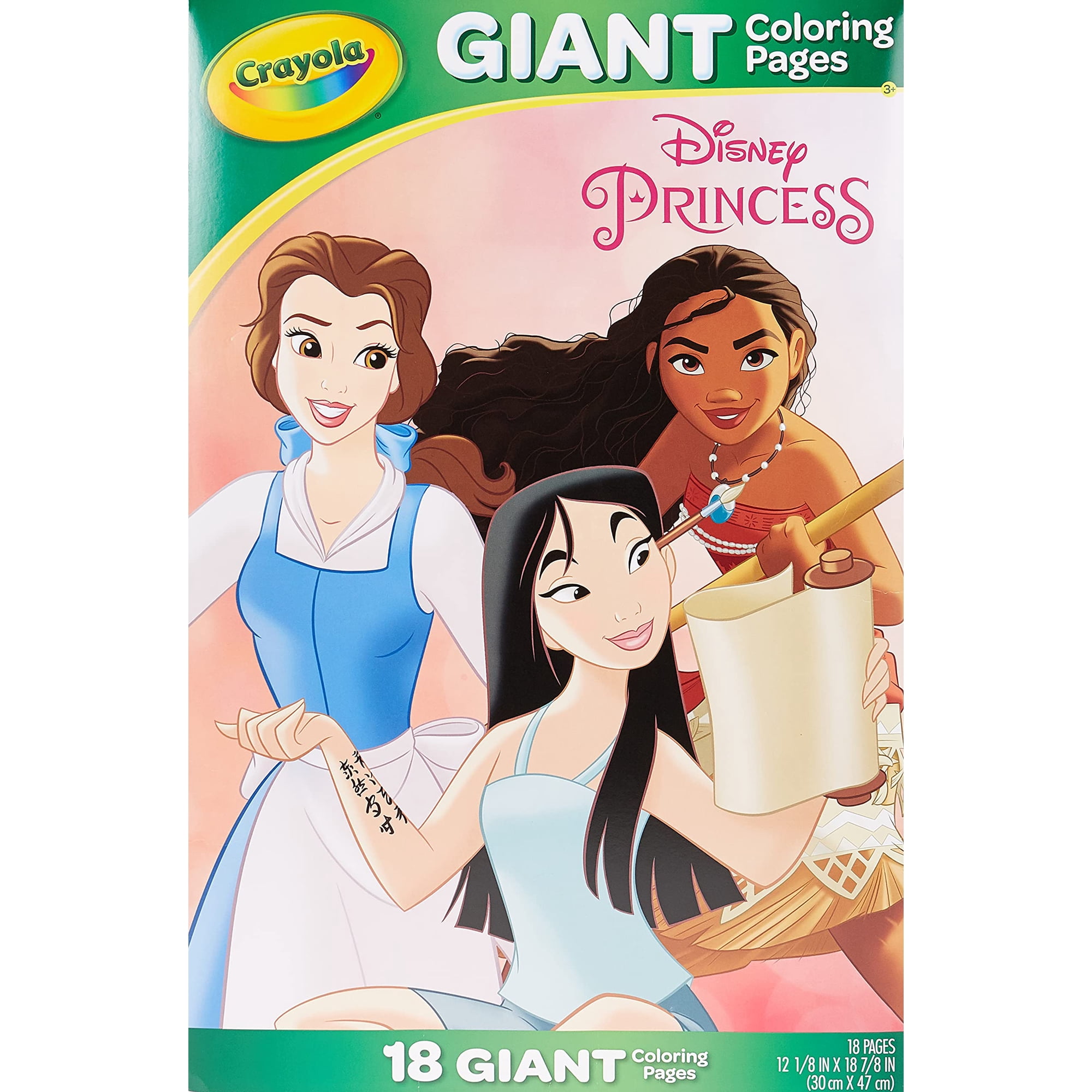 Dibujos Para Colorear Crayola Giant Princess 32,4 X 49,5 Cm Con Marcadores