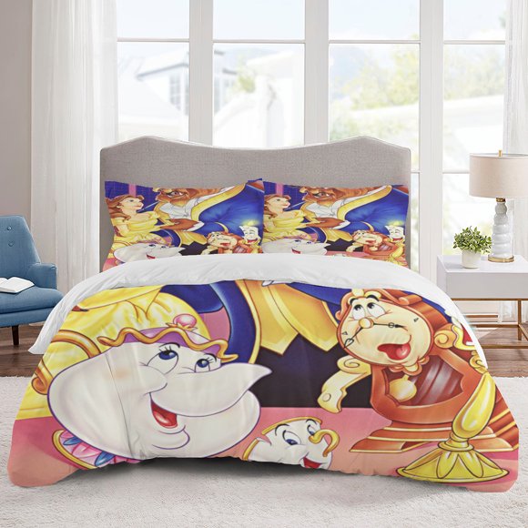 Belle Bedding Sets Cartoon Duvet Cover Lightweight 3 Piece Bet Sets for Kids Boys Girls