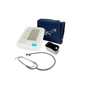 Maxcare - Pack Toma Presión + Oximetro Pulso + Estetoscopio Blanco