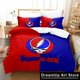 thumbnail image 1 of Skull Grateful Dead Bedding Set Cute Quilt Cover Bed Cover With Pillowcase Boys Adult Home, 1 of 5
