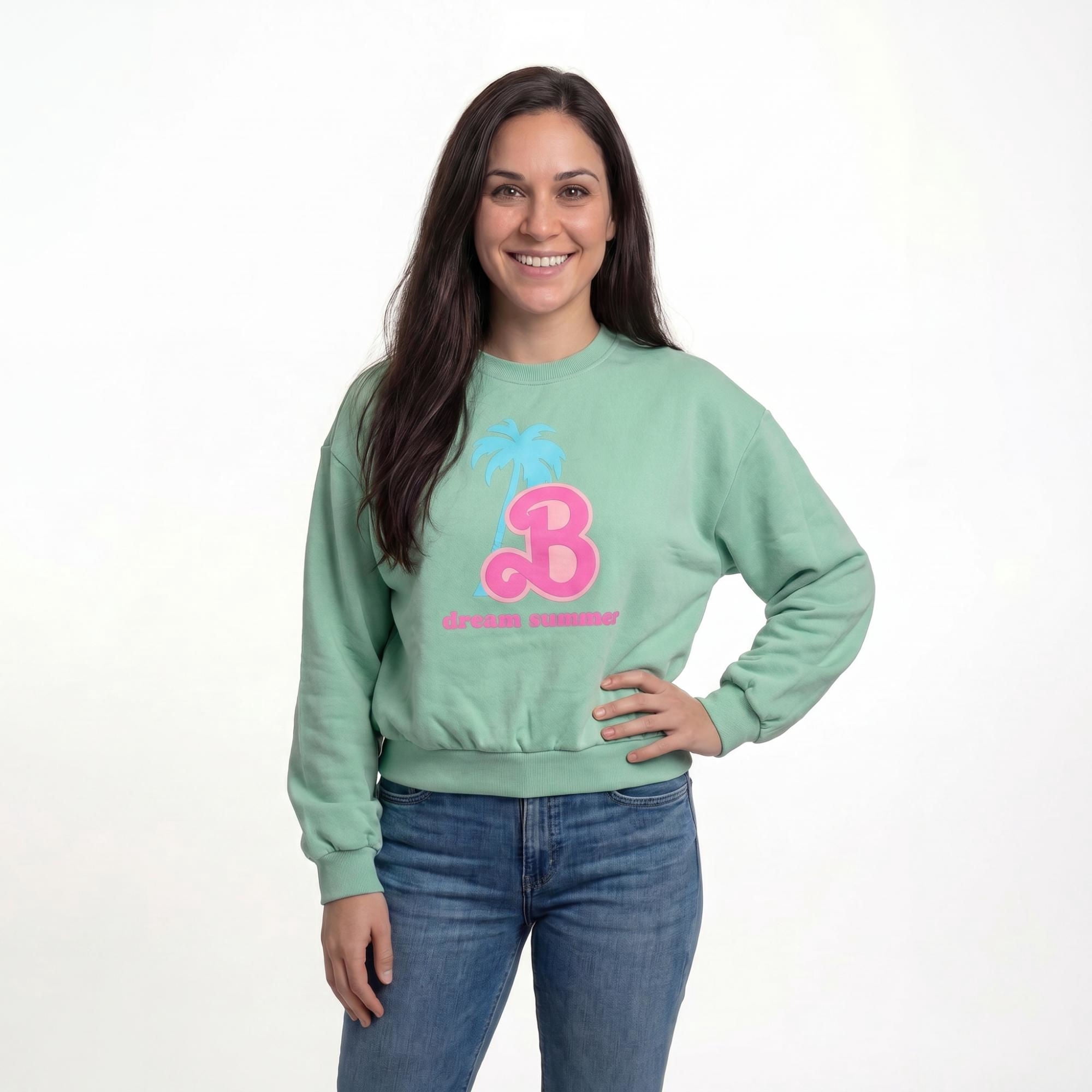 Polerón Barbie Mujer Verde L