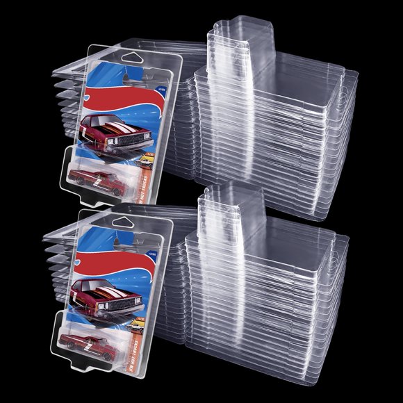 Estuche de exhibición KASTUN paquete de 50 para Hot Wheels escala 1:64
