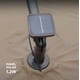 thumbnail image 5 of Quitasol Sombrilla Lateral Terraza 3x3 Panel Solar Luz Led Beige, 5 of 9