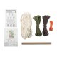thumbnail image 2 of Macrame Cactus Colgante De Pared Algodón Cuerda Tapiz Hecho A Mano DIY Craft Chic Art, 2 of 5