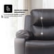 thumbnail image 4 of Sofá Reclinable 3 Cuerpos (3C) con Consola Central y Posavasos Ecocuero Café. Tabuk, 4 of 9
