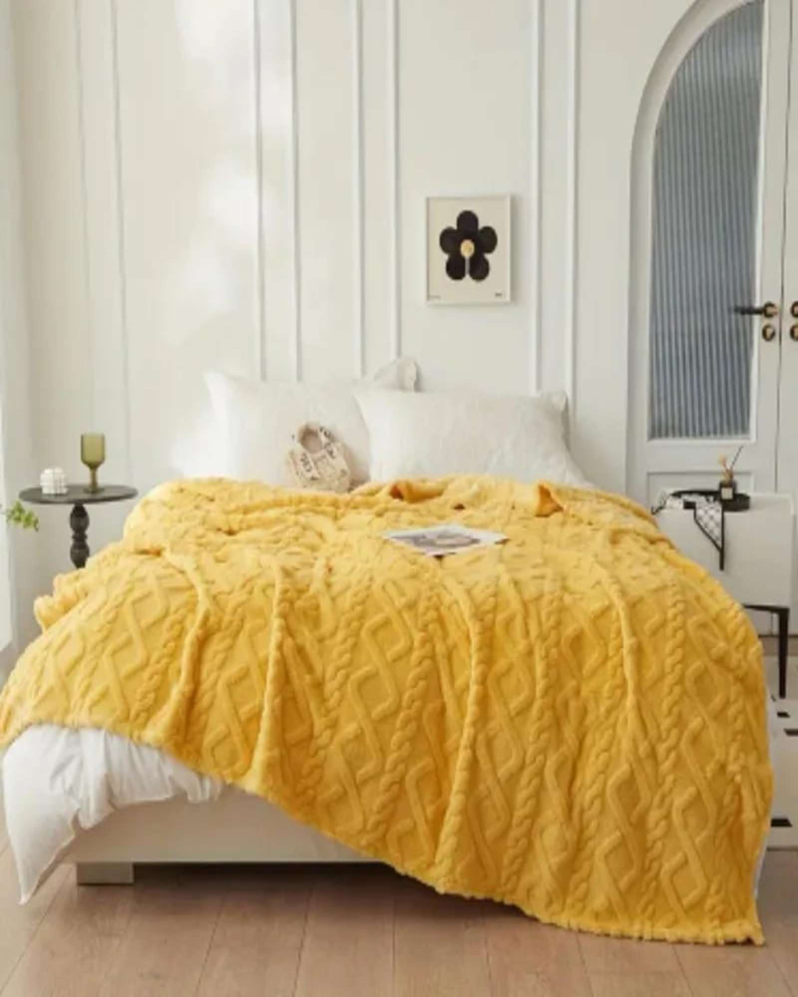 Myl Todo Para El Hogar - Frazada Con Sherpa Trenzada 230X200 Cm 02
