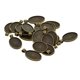 thumbnail image 1 of 20 Piezas Aleación Camafeo Joyería Hacer Cabujón Base Ajuste Encanto Colgantes Bandejas, 1 of 5