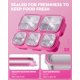 thumbnail image 4 of Bento Box BiuLeon, 5 compartimentos, a prueba de fugas, 10-15 ml, rosa, 4 of 7