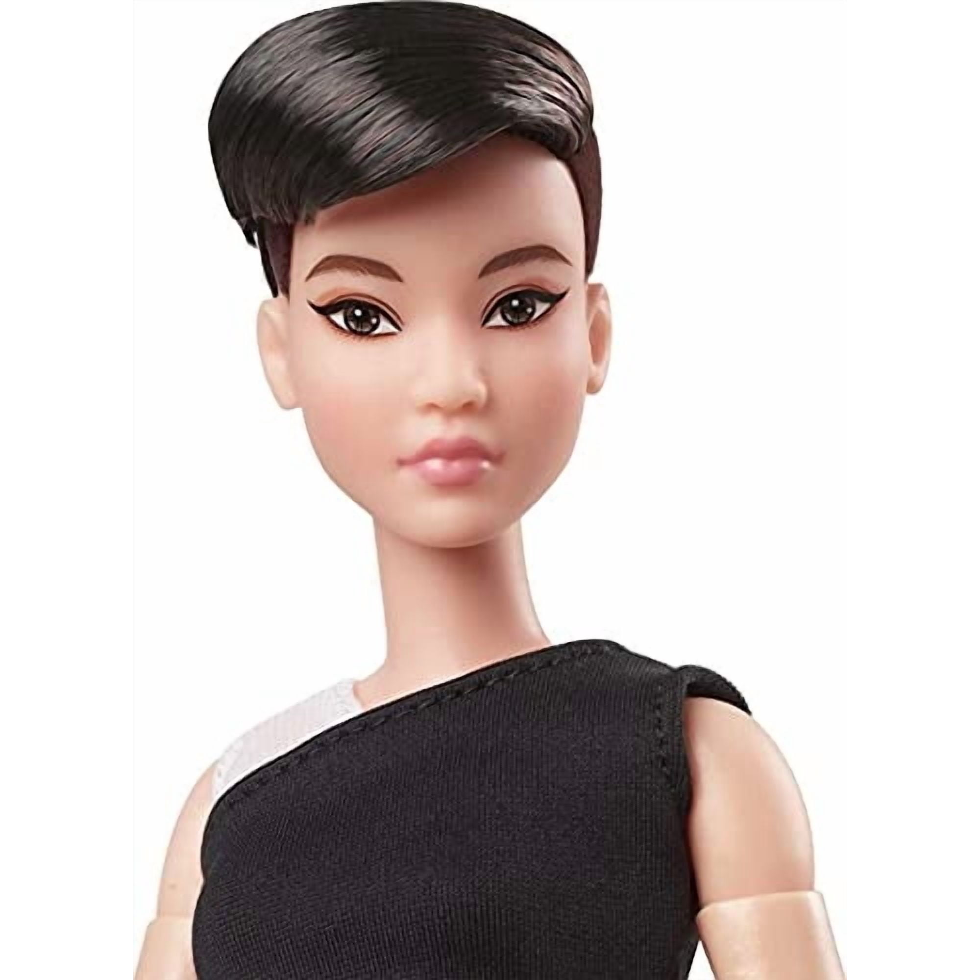 Muñeca Barbie Signature Look Petite Morena Pixie Cut Barbie