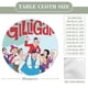 thumbnail image 2 of Las nuevas aventuras de Gilligan-theme Fitted Round Tablecloths Elastic Edged Table Covers Waterproof Table Cloth for Kitchen Holiday Party Tables Decor 150cm, 2 of 6