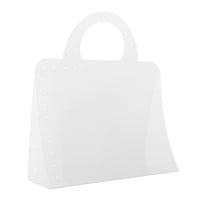 Bothyi - Bolsa De Ramo De Flores Transparente Pvc Portátil Para Fiesta De Cumpleaños Rose Festival 7 Mango En Forma