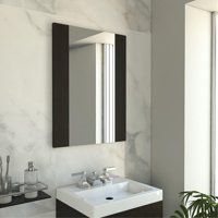 Tuhome - Espejo Flotante Madrid 60X45X1,8 Con Marco Wengue