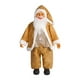 thumbnail image 3 of Figura Navideña De Papá Noel De Pie Para Ventana De Escritorio Figura De Papá Noel De Pie Dorada, 3 of 3