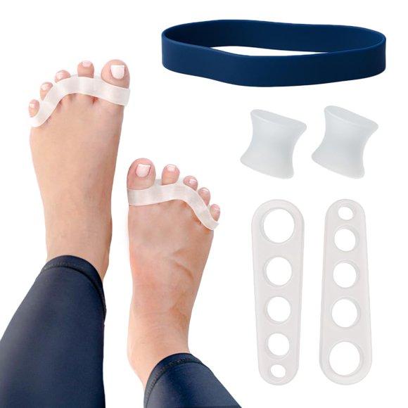 Separadores de dedos del pie – Kit Yoga Trapeze Talla Grande para alivio de dedo en martillo