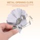 thumbnail image 4 of Uxcell Flower Flower Cortinas Sujetadores, 2 Piezas de Clips de Cortina Florales Artificiales, Modernos Sujetadores de Cortina, Clips Decorativos para Ventanas, Hogar, Habitación, Oficina, Gris, 4 of 5