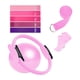 thumbnail image 1 of Juego de 9 anillos circulares de pilates, equipo de entrenamiento, regalo, estiramientos, pelotas de pilates para el hogar, bandas de resistencia para Rosa, 1 of 5