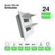 thumbnail image 2 of Tablero Eléctrico Embutido Drl 24 Modulos Tapa Blanca Sec, 2 of 9