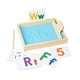thumbnail image 3 of Bandeja De Arena Montessori Con 26 Tarjetas Con Letras Y 10 Tarjetas Con Números Para Niños En El Aula, Color Azul, 3 of 3