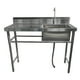 thumbnail image 1 of Lavafondos Acero Inox. 120x60x90 cm. Secador izquierdo, 1 of 10