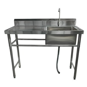 Prochef - Lavafondos Acero Inox. 120X60X90 Cm. Secador Izquierdo