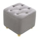 thumbnail image 4 of Taburete para pies Reposapiés Asiento acolchado Taburete otomano antideslizante estable Taburete pequeño para vestidor Entrada Guardería Sofá Hogar , gris, 4 of 5