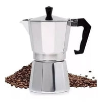 Genérico - Cafetera Expresso Italiana Electrica 6 Tazas Cafetera Expres