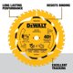 thumbnail image 2 of Hoja de sierra circular DEWALT DWA281440 8-1/4 pulg. 40T, 2 of 9