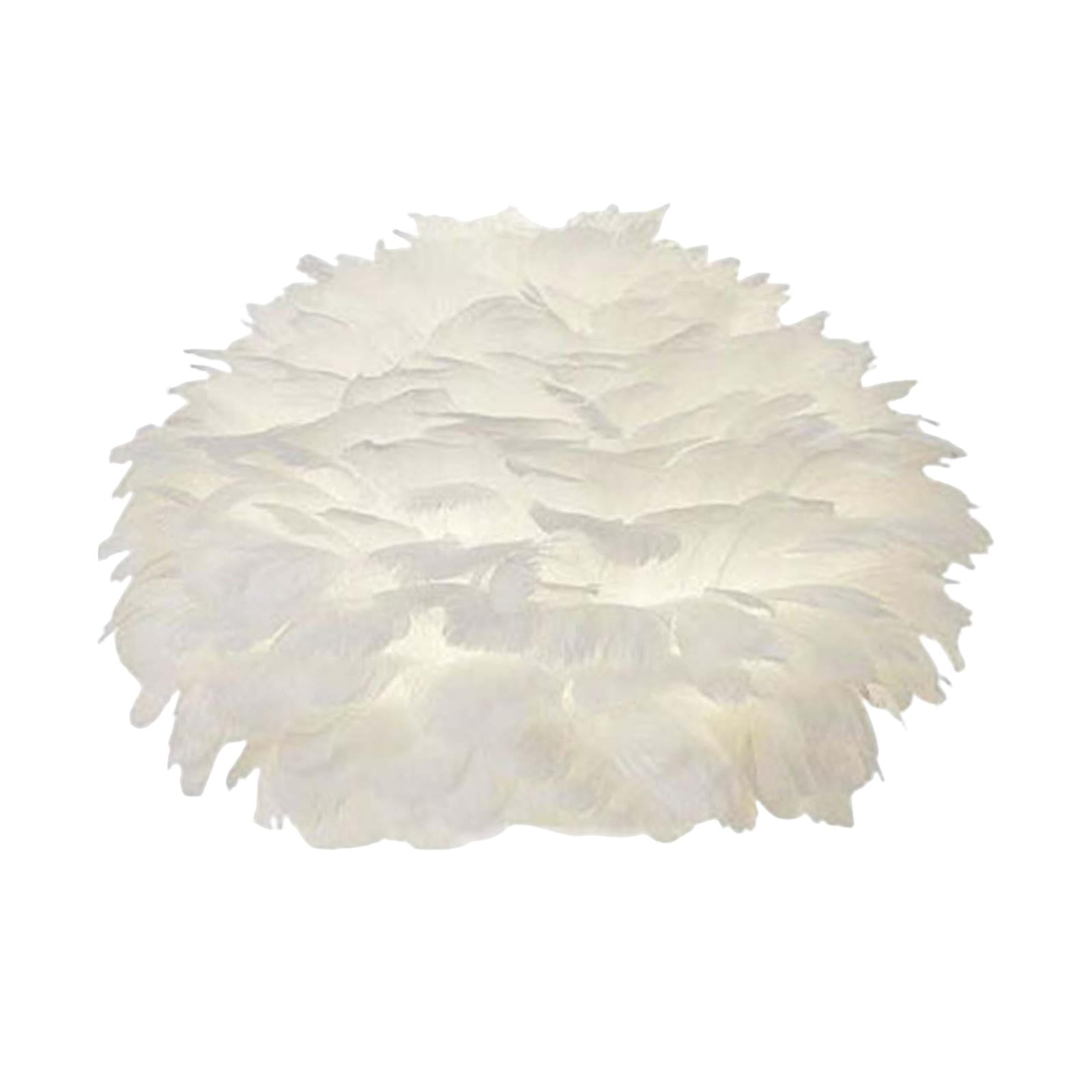 Ioensy - Cubierta De Lámpara De Escritorio De Techo De Pantalla De Lámpara De Pluma Nórdica Para Decoración De Oficina De Dormitorio
