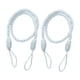 thumbnail image 2 of 2 Piezas Cortina De Cuerda Drapeado Tiebacks Borla Sala De Estar Dormitorio Gris Plata, 2 of 5