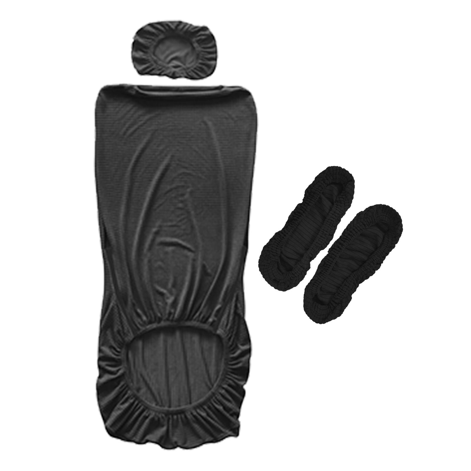 Magideal - Funda Extraíble Para Silla De Oficina, Funda Para Silla De Escritorio, Fundas Para Sillas De Ordenador, Funda Elástica Elástica Para Sillón Giratorio Negro