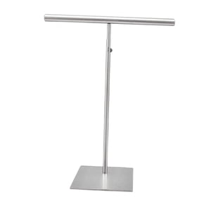 Magideal - Soporte De Exhibición Para Bolsos Soporte Metálico Para Accesorios Organizador De Pañuelos Y Estante De Mesa Con Diseño Moderno En T Adecuado Para Bo Plata