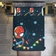 thumbnail image 1 of Merry Christmas Spider-Man Comforter Set for Kids Boys Teen Men Tween 3D Lightweight Microfiber Bedding Sets, 1 of 4
