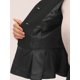 thumbnail image 5 of INSPIRE CHIC Traje de Mujer Conjunto de Ropa para Maestras de Regreso a Clases Trajes de Negocios Blazer Peplum sin Cuello Traje Formal de Falda Lápiz Conjunto de 2 Piezas XS Negro, 5 of 6
