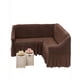 thumbnail image 2 of Funda Cubre Sofa En Forma De L Color Café, 2 of 4