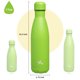 thumbnail image 3 of Botella de agua Konokyo 500 ml de acero inoxidable aislada, verde, 3 of 7