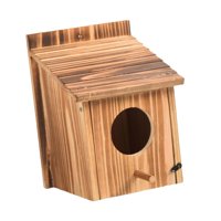 Magideal - Casa De Pájaros Para Pájaros Al Aire Libre Nido Azule Barre Alevador De Pájaros Caja De Pájaros De Madera Casa De Pájaros Colgantes Para Ventana Jardí