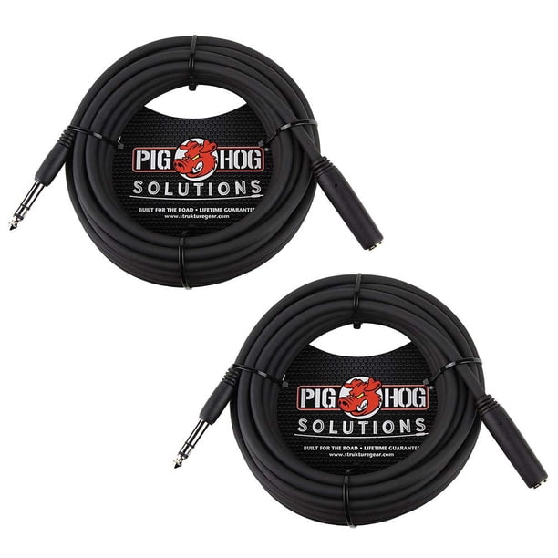 Cable De Extensión Para Auriculares Phx14 25 1 4 Trsf A 1 4 Trsm 7 62 M (paquete De 2)