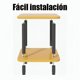 thumbnail image 2 of Mesa De Centro Minimalista Madera Sala De Estar Auxiliar Mesa, 2 of 3