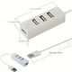 thumbnail image 2 of 1pc 4 Ports Port USB 2.0 HUB High Speed Portable Mini USB Splitter Adapter For Laptop PC Notebook Computer, 2 of 3