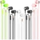 thumbnail image 1 of Paquete de 5 auriculares con cable LWZCAM con micrófono y graves intensos, 1 of 7