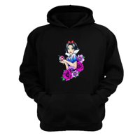 Genérico - Polerón Canguro Blanca Negro Talla Xs Unisex