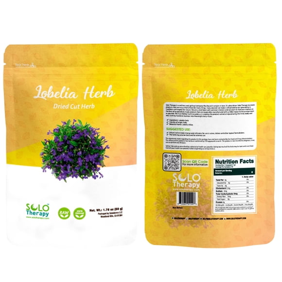 Incienso Solo Therapy Lobelia Inflata 50 g Cortado y Tamizado