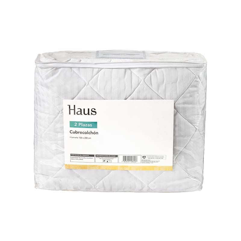 Haus - Cubrecolchón 2 Plaza 100% Poliéster