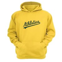Genérico - Polerón Canguro Athletics Amarillo Talla Xl Unisex