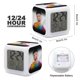 thumbnail image 2 of Indecible theme 7 colors Alarm Clock Digital LED Alarm Clock Gifts for kids friends family, 2 of 6