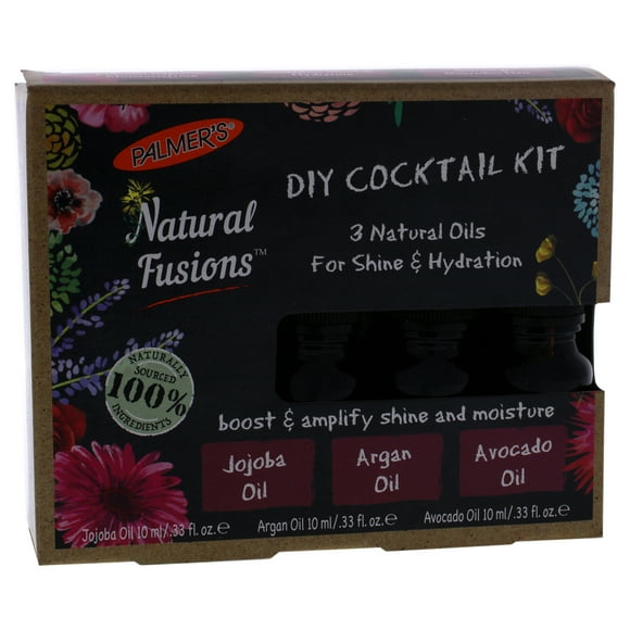 Kit De Cóctel Palmer'S Natural Fusions Brillo E Hidratación 3 X 10 ml
