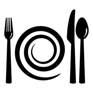 Rienda Libre Graphics - Decomural Knife Fork Spoon Dinner Set Ws-17214