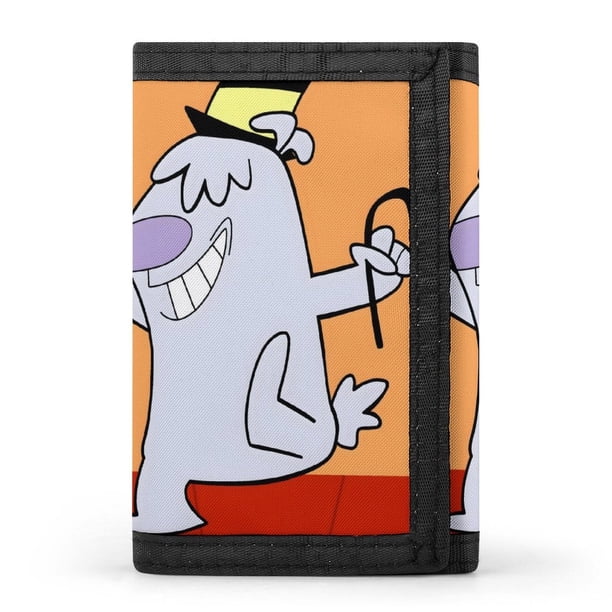 2 Perros Tontos Cartera Trifold para Hombres, 8 Ranuras para Tarjetas, 1 Ventana de ID, Tarjetero Delgado con Bolsillo de Efectivo con Cremallera para Uso Cotidiano