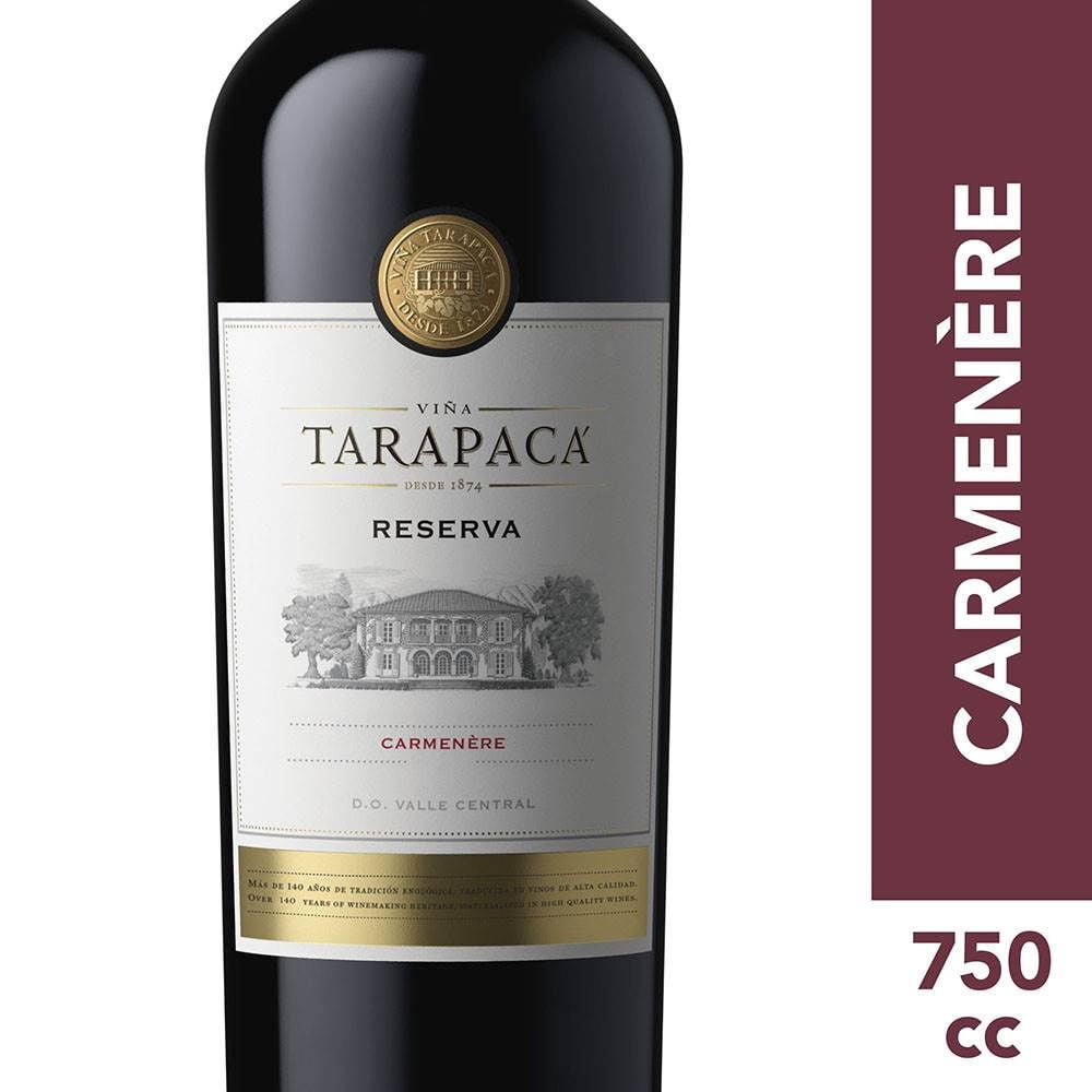 Vino Tinto Carmenere Tarapacá Reserva Botella
